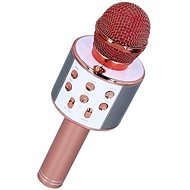 MG Bluetooth Karaoke mikrofón s reproduktorom, ružovozlatý - Mikrofón