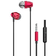 Dudao X2Pro earphones 3.5mm mini jack, red - Headphones