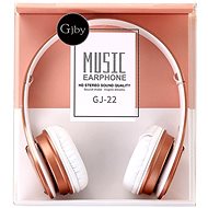 MG GJ-22 headphones with microphone, pink - Headphones