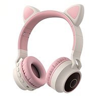 MG CA-028 wireless headphones with cat ears, light brown - Wireless Headphones