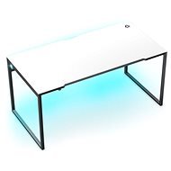 MOSH Chameleon RGB LED háttérvilágítással - fekete / fehér - Gaming asztal