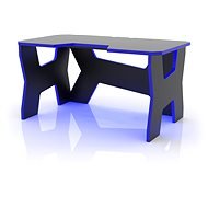 MOSH s modrým LED podsvietením - Herný stôl