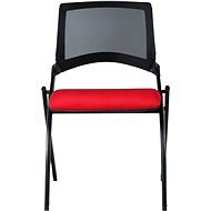 MOSH 1508 čierno-červená – balenie 2 ks - Konferenčná stolička
