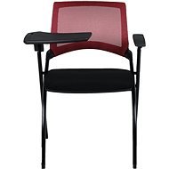 MOSH 1509 červeno-čierna – balenie 2 ks - Konferenčná stolička