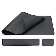 MOSH Desk set table mat, 80 × 40 cm, s podporou zápěstí, černá - Mouse Pad