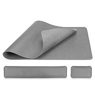 MOSH Desk set table mat, 80 × 40 cm, s podporou zápěstí, bledě šedá - Mouse Pad