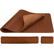 MOSH Desk set table mat, 80 × 40 cm, s podporou zápěstí, hnědá - Mouse Pad