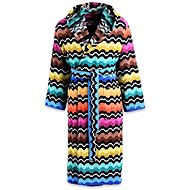 MISSONI HOME VASILIJ hooded robe M with distinctive black pattern - Bathrobe