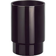 Spirella Toothbrush cup NYO, steel, black - Toothbrush Holder Cup