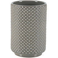 Spirella Toothbrush cup MERO, ceramic, grey-brown - Toothbrush Holder Cup