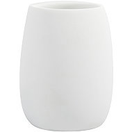 Spirella Toothbrush cup SVEN, polyresin, white - Toothbrush Holder Cup
