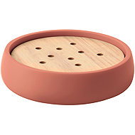 Spirella Soap dish SVEN, polyresin, wood, old pink - Soap Dish
