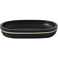 Spirella Soap dish BLY, polyresin, black-gold - Soap Dish