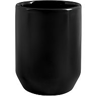 Spirella Toothbrush cup JARO, ceramic, black - Toothbrush Holder Cup