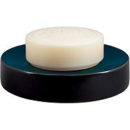 Spirella Soap dish SPRING, ceramic, black and petrol - Soap Dish
