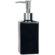 Spirella Soap dispenser QUADRO, ceramic, 300 ml, black - Soap Dispenser