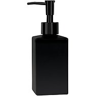 Spirella Soap dispenser QUADRO, ceramic, 300 ml, mat black - Soap Dispenser