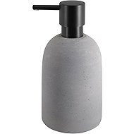 Spirella Soap dispenser GEMMA, ceramic, 500 ml, grey - Soap Dispenser