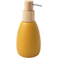 Spirella Soap dispenser SVEN, polyresin, wood, 260 ml, yellow - Soap Dispenser