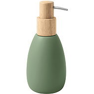 Spirella Soap dispenser SVEN, polyresin, wood, 260 ml, green - Soap Dispenser