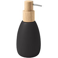 Spirella Soap dispenser SVEN, polyresin, wood, 260 ml, black - Soap Dispenser