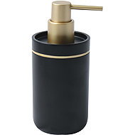 Spirella Soap dispenser BLY, polyresin, 290 ml, black-gold - Soap Dispenser