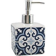 MSV Dávkovač mýdla Amadora, bílo-modrý, 280 ml - Soap Dispenser