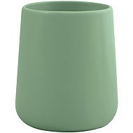 MSV ceramic cup for toothbrushes MAONIE, basil green - Toothbrush Holder Cup