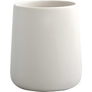 MSV ceramic cup for toothbrushes MAONIE, matt white - Toothbrush Holder Cup
