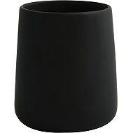 MSV ceramic cup for toothbrushes MAONIE, mat black - Toothbrush Holder Cup