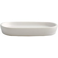 MSV Ceramic soap dish MAONIE, matt white - Soap Dish