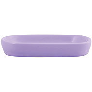 MSV Ceramic soap dish MAONIE, matt lavender purple - Soap Dish