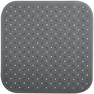 MSV anti-slip shower mat Class, grey, 54 × 54 cm - Non Slip Bath Mat