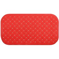 MSV anti-slip bath mat Class, red, 36 × 76 cm - Non Slip Bath Mat