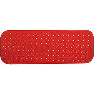 MSV anti-slip bath mat Class, red, 36 × 97 cm - Non Slip Bath Mat