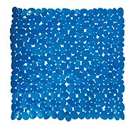 MSV non-slip shower mat Galets, dark blue, 53 × 53 cm - Non Slip Bath Mat