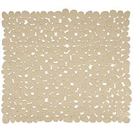 MSV non-slip shower mat Galets, beige, 53 × 53 cm - Non Slip Bath Mat