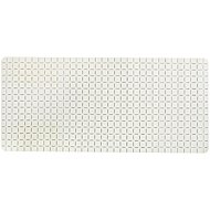 MSV Anti-slip bath mat Quadro, white, 36 × 76 cm - Non Slip Bath Mat
