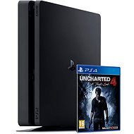 Sony PlayStation 4 - 500 GB Slim + Uncharted 4: Thieves End - Game Console