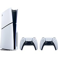 PlayStation 5 (Slim) - 1TB + 2x DualSense Wireless Controller - Game Console