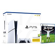 PlayStation 5 (Slim) + 2x DualSense + EA Sports FC 25 - Game Console