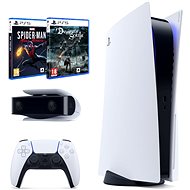 PlayStation 5 + Spider-Man Miles Morales + Demons Souls + PS5 HD Camera - Herní konzole