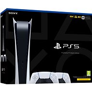 PlayStation 5 Digital Edition + 2x DualSense Wireless Controller - Game Console
