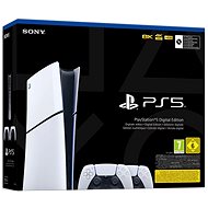 PlayStation 5 (Slim) Digital Edition - 1TB + 2x DualSense Wireless Controller - Game Console
