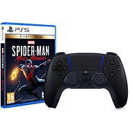 PlayStation 5 DualSense Wireless Controller Midnight Black + Spider-Man: Miles Morales UE - Gamepad