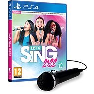 Lets Sing 2022 + 1 microphone - PS4 - Konzol játék