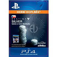 1000 (+100 Bonus) Destiny Silver - PS4 CZ Digital - Herní doplněk
