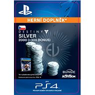 2000 (+300 Bonus) Destiny Silver - PS4 CZ Digital - Herní doplněk