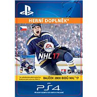 2800 NHL 17 Points Pack - PS4 CZ Digital - Gaming Accessory