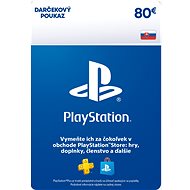 PlayStation Store - Kredit 80 EUR - SK Digital - Dobíjecí karta